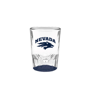 Wolfie Blue Bottom Shot Glass