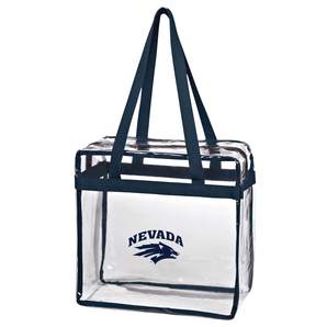 Clear Zippered Tote Bag