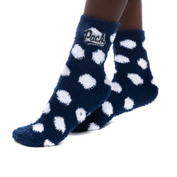 Fuzzy Dot Socks