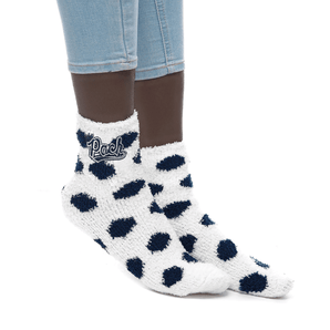 Fuzzy Dot Socks