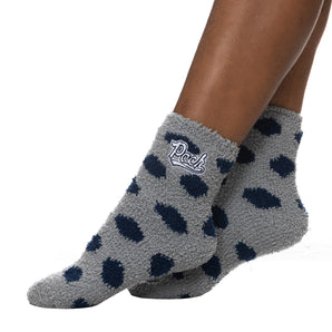 Fuzzy Dot Socks