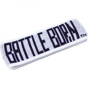 Battle Born Headband White/Navy