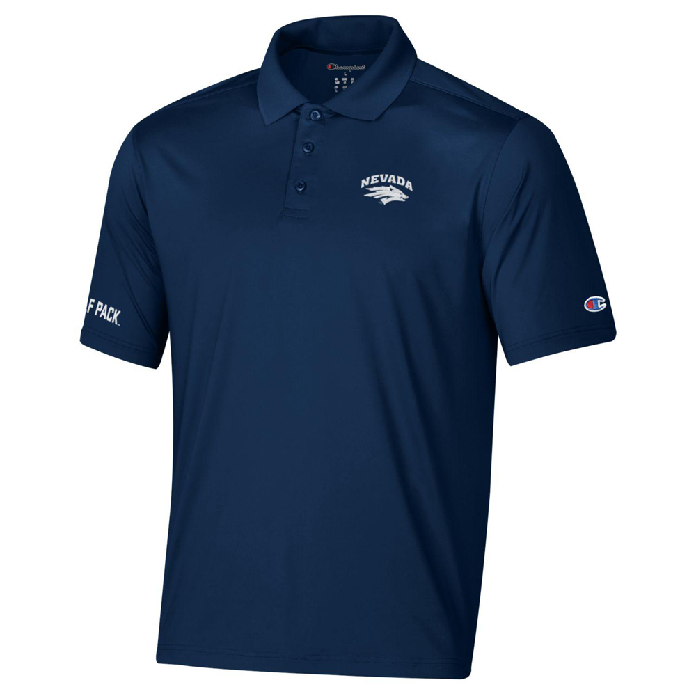 Textured Primary Polo – Silver and Blue Outfitters